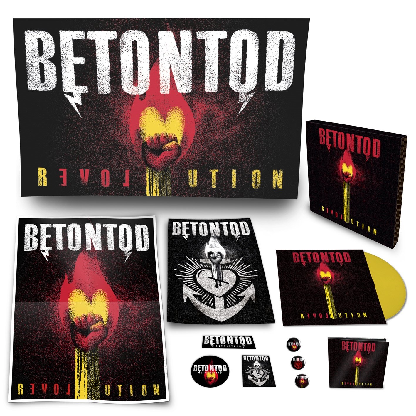 Betontod
 - Revolution (Limited-Edition-Fan-Box-Set) (Yellow Vinyl)
