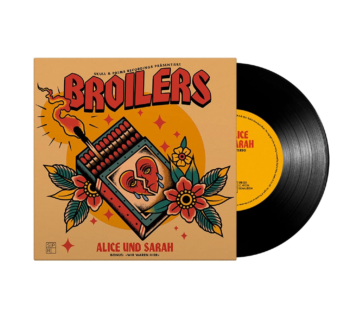 Vinyl-LP Broilers-Alice Und Sarah (Ltd.)